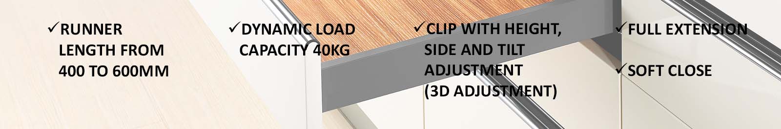  H box drawer system
