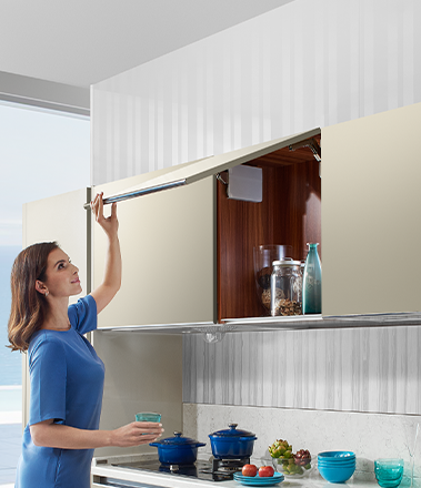 Lifting Systems                 Smooth and controlled lifting systems designed for effortless cabinet access.          Learn More
