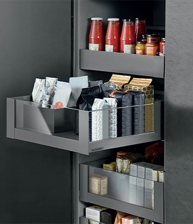 Pantry Sytem                 Maximize space and visibility with a pantry system built for everyday convenience.         Learn More